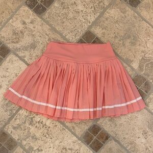 Aerie Coral Pleated Tennis Athletic Skort, Size Small